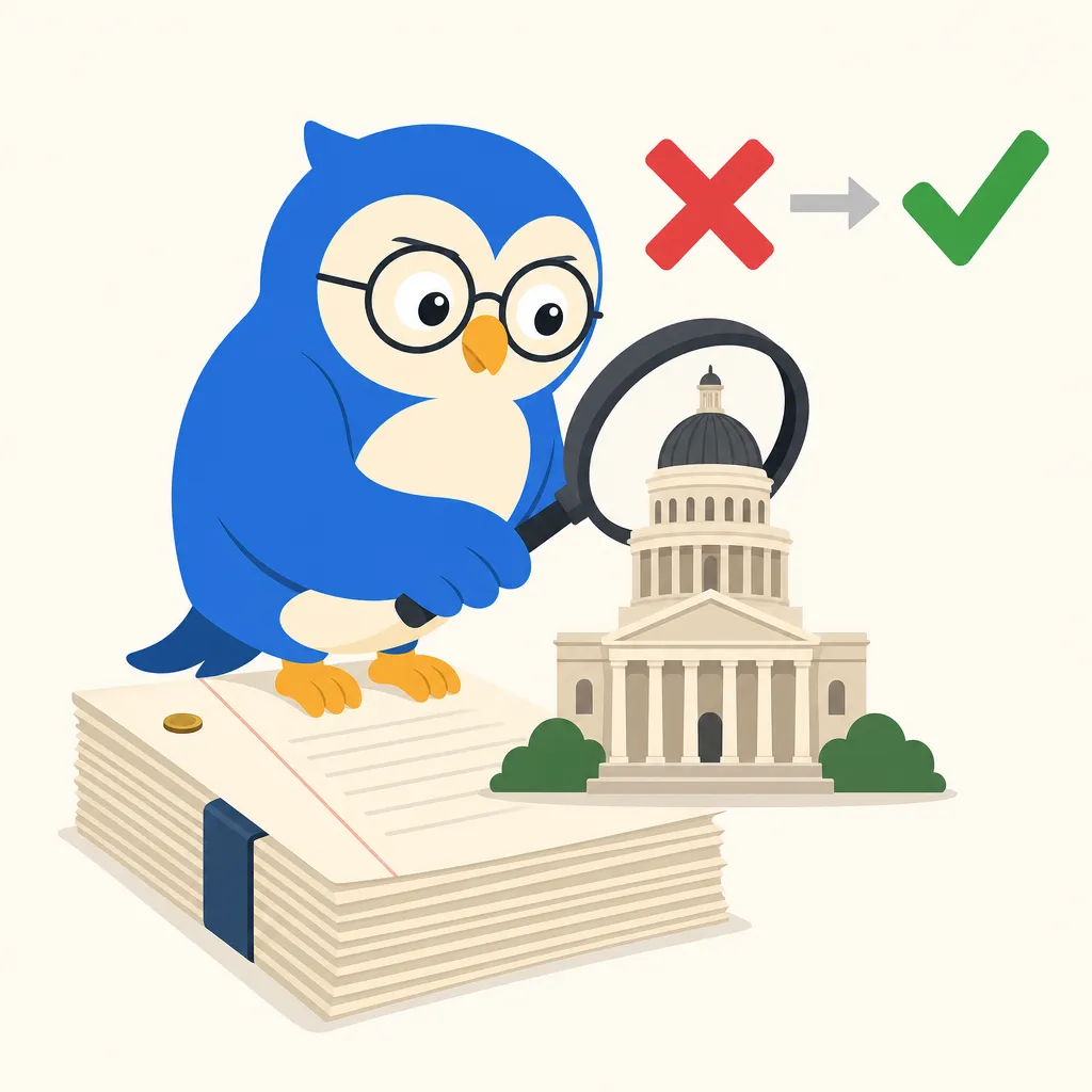 Quill the owl illustration for OpenAI flips, now wants California's AI safety law made tougher